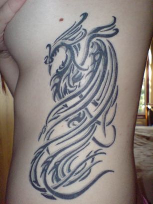 Tribal Phoenix Sexy Tattoo